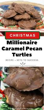 Every christmas my mom would buy us a box of chocolate turtles. Millionaire Caramel Pecan Turtles Grace Like Rain Blog