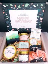 Happy Birthday Gift Box Custom Birthday Gift Sets Etsy Custom Birthday Gifts Happy Birthday Gifts Spa Gifts Set