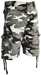 Les shorts cargo rassemblent confort, utilité et style.cargo blanc de la marque geographical norway, écussons cousus sur le haut.fermeture par short homme cargo blanc. Short Cargo Homme Surplus Vintage Urban Camo Rock A Gogo