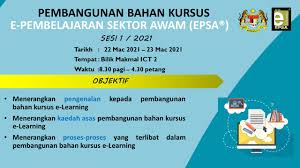 .dan intan diberikan mandat untuk menggalakkan penggunaan ict kepada kakitangan awam untuk tujuan pembelajaran berterusan dan sepanjang hayat. Kursus Intan Epsa