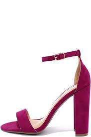 Pretty Purple Heels Ankle Strap Heels 28 00 Lulus