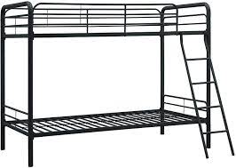 Check spelling or type a new query. Amazon Com Dhp Twin Over Twin Bunk Bed With Metal Frame And Ladder Space Saving Design Black Home Kitchen