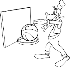 The pdf certificate includes form fields to make easy to write directly in the pdf. Coloring Pages Awesome Goofy Basketball Coloring With Images