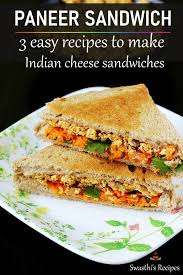 Paneer Sandwich Recipe How To Make Paneer Sandwich Recipe Paneer Sandwich Healthy Sandwich Recipes Food Recipes