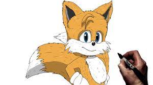 How To Draw Tails | Step By Step | Sonic 2 - YouTube