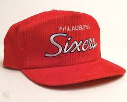 Sixers backups beat magic to cap off terrific season. Vtg Philadelphia Sixers Corduroy Hat Script Sports Specialties Red 76ers Htf Cap 459647407