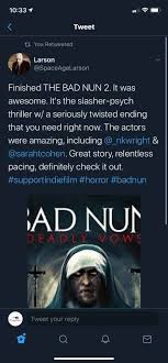 Catherine and her family recently moved into a converted church. The Bad Nun Posts Facebook