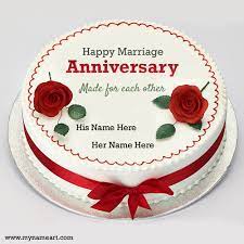 Wishing you good health, luck, success, long life, and most of all, everlasting love! Write Parents Name On Cake Pictures For Golden Anniversary Wishes