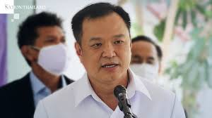 Thailands gesundheitsminister anutin charnvirakul trat am donnerstag (26. Gesundheitsminister Anutin Charnvirakul Thailandtip