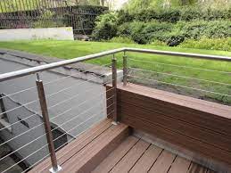 Wire Balustrade Patio Fence Exterior Design Grill Design