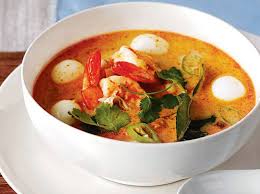 Creamy Tom Yum With Shrimp And Quail Eggs Tum Yum Soup Recipes Food