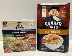 If you are following a medically restrictive diet, please consult your doctor or registered dietitian before preparing this recipe for personal consumption. Mclemore Auction Company Auction Grocery Pantry And Pet Items Direct From A Major Us Wholesale Club Retailer Item Family Size Quaker Oats 100 Whole Grain Old Fashioned Oats Quaker Instant