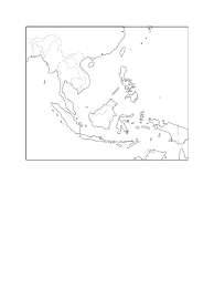 Batas geografis asia tenggara adalah sebagai berikut ini : Peta Asia Tenggara Kosong