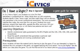 Verify that you are a teacher by Icivics Do I Have A Right Game Guide Brainpop Educators