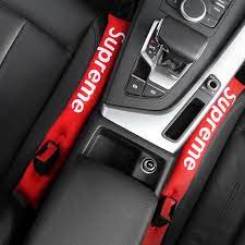 supreme 隙間クッション シュプリーム シートコンソール センターコンソール シュプリーム クッションセット 車用品 車内 落下防止 取付簡単 2本セット コンソール シート クッション