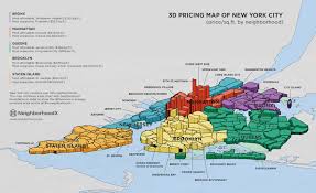 Neighborhoodx S 3d Map Reveals The Blocks Where Real Estate Prices Are Soaring 6sqft Nyc Map Map Of New York New York City Map