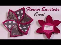 Hey guys in this video we show you how to make this amazing explosion box for beginners.#explosionboxforbeginners #handmadeexplosionboxtutorial #birthdayexpl. Flower Envelop Card Tutorial How To Scrapbooking Cards Explosion Box Cards Youtube