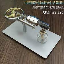 single cylinder model of stirling engine steam engine model physics experiment model