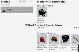 Limited is a label given to avatar shop items available in finite quantities. This Is How To Trade In Roblox 2021 Without Premium Sure Guide