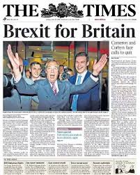 La battaglia contro la bevanda alcolica tutta italiana parte da due celebri giornali daily mail e guardian. Brexit I Giornali Inglesi In Edicola Venerdi Corriere It
