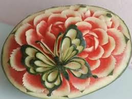 Butterfly Carving Watermelon New Design Carving Fruits By Ban Tay đen Carving Watermelon Fruit Carving Fruit And Vegetable Carving Watermelon Carving