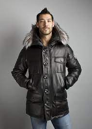 Leather Parka Weather Has Turned Bitterly Cold Leather Jacket Men Kids Leather Jackets Blue Leather Jacket