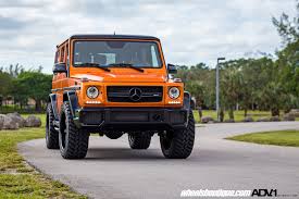 Orange Fever Mercedes G Wagen On Adv1 Off Road Wheels Mercedes G Wagen Mercedes G63 Mercedes