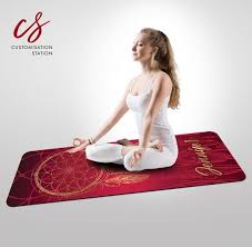 Dreamcatcher Yoga Mat Personalized Yoga Mat Customized Yoga Etsy Personalized Yoga Mat Yoga Mat Mat Exercises