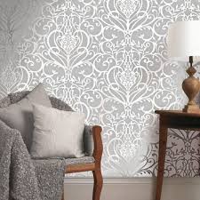 Wallpaper Trends 2018 Silberne Tapete Metallische Tapete Viktorianische Tapete