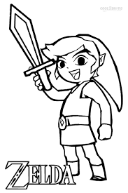 Coloring pages video game characters free. Printable Zelda Coloring Pages For Kids