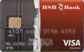 A bank state branch (bsb) number is the name used in australia for a bank code, which is a branch identifier. Bank Card Bsb Bank Belswissbank Belarus Col By Ve 0111 01