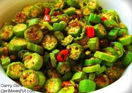 Curry Okra 2 Okra Recipes Vegetarian Curry Jamaican Recipes