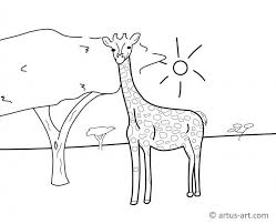 Color this beautiful giraffe head with cute patterns. Giraffe Coloring Page Printable Giraffe Coloring Africa Coloredpencils Creative Coloring Giraffe Coloring Page Animal Coloring Pages Animal Coloring Page