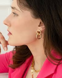 Kolczyki srebrne szlifowane błyszczące kółka