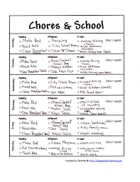 24 punctilious chore list ideas for kids