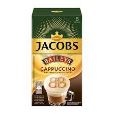 Ο jacobs cappuccino με απολαυστική πλούσια κρέμα για ακόμα μεγαλύτερη απόλαυση είναι διαθέσιμος σε μοντέρνα sticks και σε πρακτική οικονομική συσκευασία. Jacobs Typ Cappuccino Baileys Sticks 8 Portionen Online Kaufen Frogcoffee De