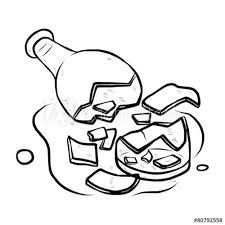 Maybe you would like to learn more about one of these? Broken Glass Bottle Stock Vector Adobe Stock