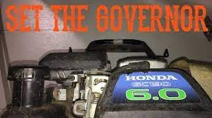 Need help finding your serial number? How To Set Or Adjust The Governor On A Honda Engine Video Youtube