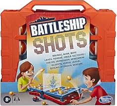 Battleship Shots Game Strategy Ball-Bouncing Game Ages 8 and Up, Board  Games