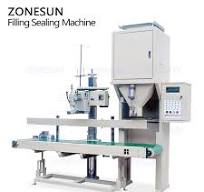 Corn Kernels Fish Feed Large Capacity Bags Filling Sewing Machine-ZONESUN