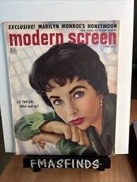 MARILYN MONROE VINTAGE Magazine-Modern Screen- June 1955-Liz Taylor, James  Dean $53.98