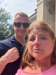 I just was awakened by a nocturnal emission involving the sexy Karen Read.  I am smitten by her. So hot.