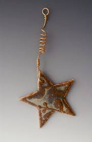 Star Ornament Etsy Pottery Ornaments Clay Jewelry Holiday Pottery