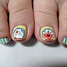 instagram photo by nail28tsenwei nail nails nailart kutek disney kuku jempol desain kuku kaki