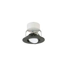 Commercial led recessed downlight retrofits. Lithonia Lighting 4 Inch Led Recessed Gimbal Module Matt Black The Home Depot Canada