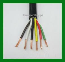 You unplug the wiring harness behind the tail light and the harness just plugs in between the two plugs. Trailer Light Cable Wiring Harness 14 6 14 Gauge 6 Wire Jacketed Black Flexible For Sale Online Ebay