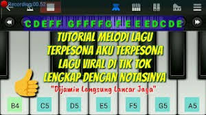 Chord lagu terpesona aku terpesona yang trend atau viral di tik tok dapat di mainkan di intrument gitar atau piano di kunci c. Terpesona Aku Terpesona Lagu Viral Di Tik Tok Tutorial Piano Mudah Youtube