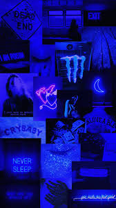 Check out this fantastic collection of blue aesthetic neon wallpapers, with 54 blue aesthetic neon background images for your desktop, phone or tablet. Dark Blue Wallpaper Dark Blue Wallpaper Blue Background Wallpapers Blue Aesthetic Grunge