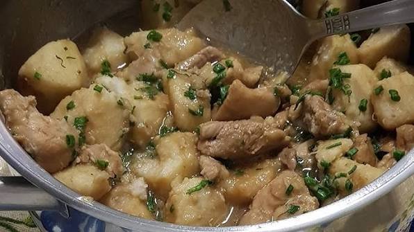 Yam with Chicken