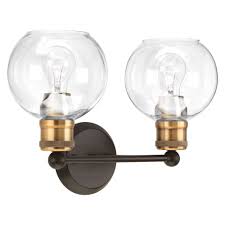 Mid Century Modern Bathroom Light Bronze Hansford By Progress Lighting P300050 020 Destination Lighting